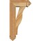 Ekena Millwork Funston Arts and Crafts Rough Sawn Bracket w/ Offset Brace, Western Red Cedar, 6"W x 14"D x 26"H BKT0604X14X26FST03RWR - alternate 4